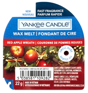 Yankee Candle Red Apple Wreath illatos viasz 22 g