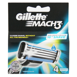 Gillette Mach3 4pcs