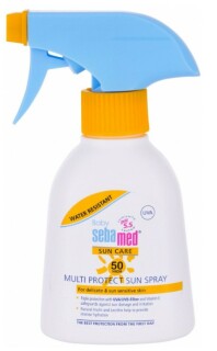 SebaMed Baby Sun Care Multi Protect fényvédő spray gyermekeknek SPF50 200 ml