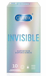 Durex Invisible Extra Thin szuper vékony óvszer