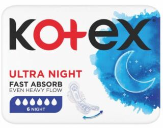 Kotex Ultra Night Pads 6 pcs