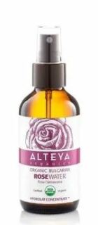 Alteya Organics rózsavíz üvegben 120 ml