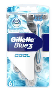 Gillette Blue III COOL kész borotva 6 db