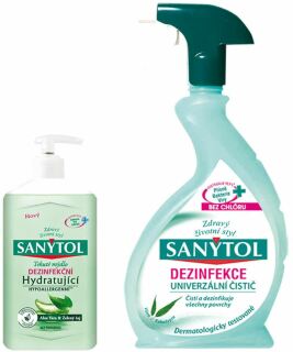 Sanytol Universal Cleaner 500 ml + Moisturizing Soap 250 ml