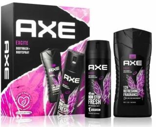 Axe Excite ajándék szett férfiaknak ( tusfürdő 250 ml + dezodor 150 ml )