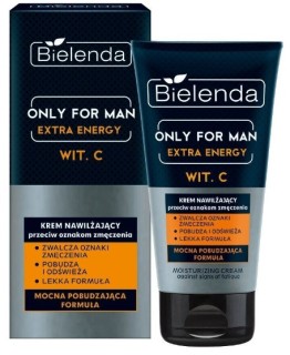 Bielenda Only For Men Extra Energy férfi bőrkrém a fáradtság jelei ellen 50 ml