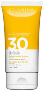 Clarins Sun Care Gel To Oil SPF30 Body fényvédő gél 150 ml