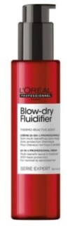L’Oréal Professionne Blow-dry Fluidifier tápláló és hővédő hajkrém a természetes rögzítéshez 150 ml