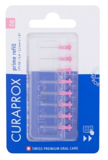 Curaprox Prime Refill 08 - 3,2mm / pink 8pcs - replacement