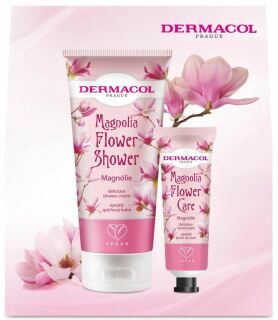 Dermacol Magnolia Flower ajándékcsomag (tusfürdő 200 ml, kézkrém 30 ml)