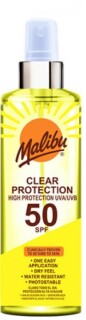 Malibu Clear All Day Protection SPF50 napvédő spray 250 ml