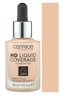 Catrice HD Liquid Coverage Foundation make-up 24 H 010 Light Beige 30 ml