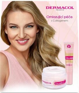 Dermacol Collagen+ ajándékcsomag (fiatalító nappali krém 50 ml, intenzív fiatalító szem- és ajakápoló krém 15 ml)