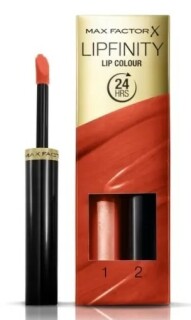 Max Factor SET Lipfinity Lip Colour ajakápoló és szájfény 140 Charming + Top Coat 1,9 g
