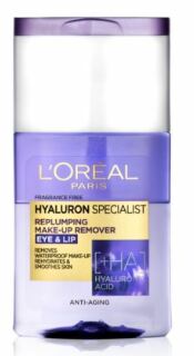 L'Oréal Paris Hyaluron Specialist kétlépéses szem- és ajak sminklemosó 125 ml