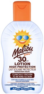 Malibu Kids SPF30 napvédő krém gyerekeknek 200 ml