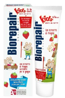 Biorepair Kids epres fogkrém 0-6 éves korú gyermekeknek 50 ml