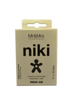 Mr & Mrs Fragrance Niki Fresh Air - illat autóba utántöltő