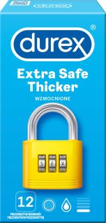 Durex Extra Safe Thicker vastagabb óvszer több géllel