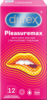 Durex Pleasuremax latex óvszer fogazott