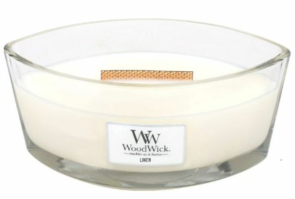 WOODWICK Hearthwick Linen illatgyertya 453,6 g