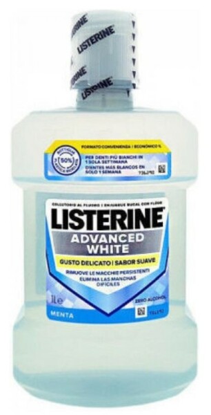 Listerine Advanced White Mild Zero szájvíz 1000 ml