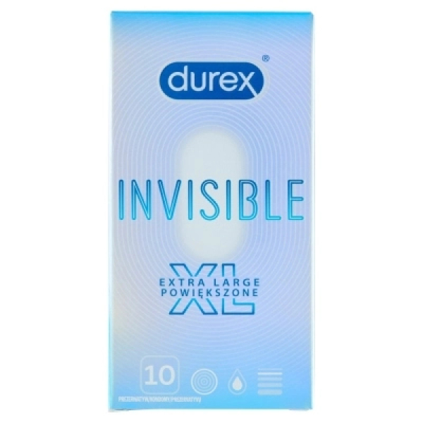 Durex Invisible Extra Large kinagyított óvszer